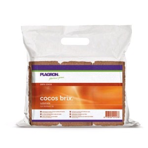 Coco Brix Bricks Blocks 6 Ladrillos 7 Litros EN Fibra De Coco Prensada Plagron