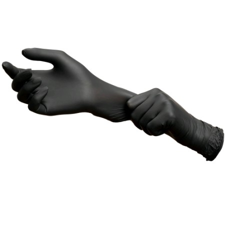 Coppia di Guanti M di Taglia in Nitrile Professionali Qnubu