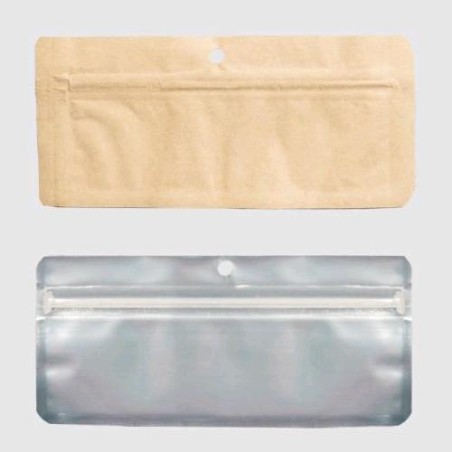 Zip Bags Sac Anti Odeur Qualité Alimentaire 50PZ 15X7CM Qnubu