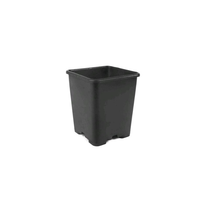 Quadro Vaso Quadrato 7X7X8 cm 350 ml in Plastica Bamaplast