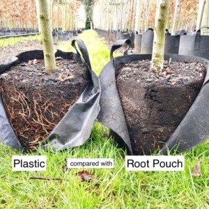 Stofftopf Schwarz 3.8L Root Pouch