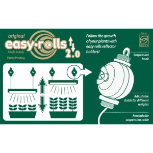Easy Rolls Blister Pair of Pulley for Reflectors 12KG Max Sacla