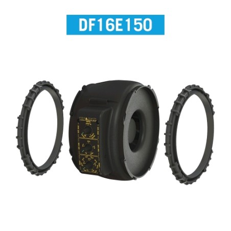 DF16 E150 Estrattore Controllo Temperatura 3 Velocità 50/100/150 M³/H Secret Jardin