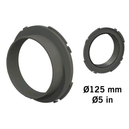 Connettore per Flangia di Passaggio DF16 Ø125mm Secret Jardin