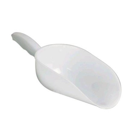 White Plastic Scoop ( Spatula ) 250CC L-P