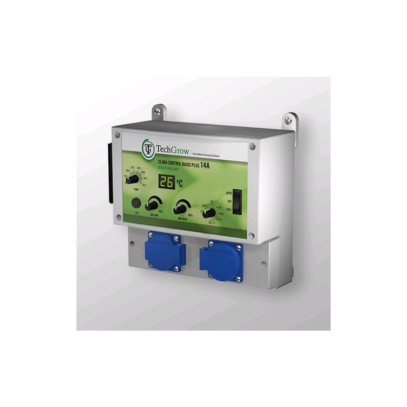 Contrôle Climatique Basic Plus 14A/EU avec Capteur Techgrow