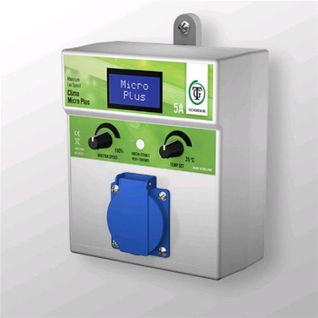 Clima Micro Plus 5A (VELOCIDAD MÍNIMA) (Sensor No Incluido) Techgrow