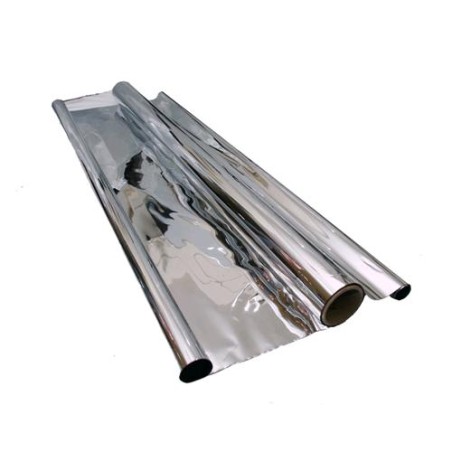 Telo Mylar Heavy Duty 10 Metri Alto 125 cm 120MU Argentato Più Resistente EasyGrow