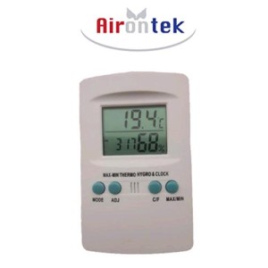 Termometro Igrometro Airontek Digitale Con Orologio