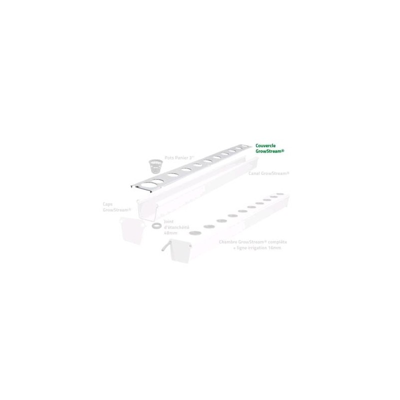 Growstream Kanalabdeckung 40 CV21112 2m Terra Aquatica