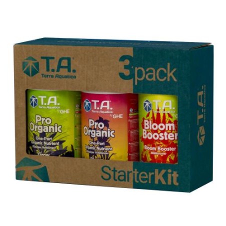 (GHE) Pro Organic Starter Kit & Bloom Booster Terra Aquatica