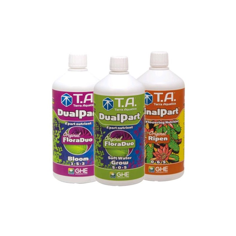 (GHE) Kit de inicio Dualpart Agua blanda 3X500ML Terra Aquatica