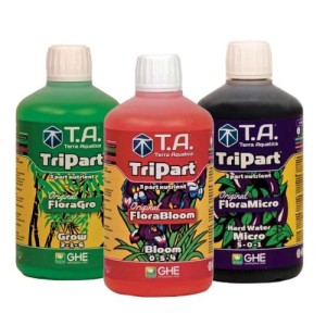 (GHE) Kit de inicio Tripart Agua dura 3X500ML Terra Aquatica