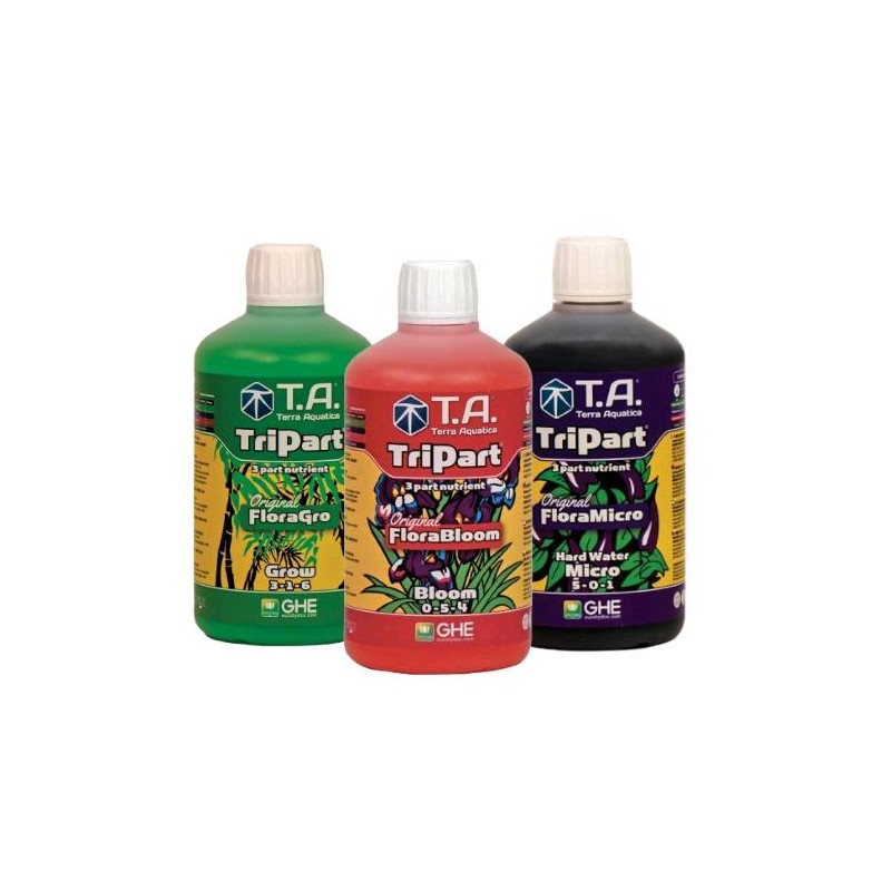 Starter Kit Tripart 3X500 ml Hard Water Terra Aquatica by GHE