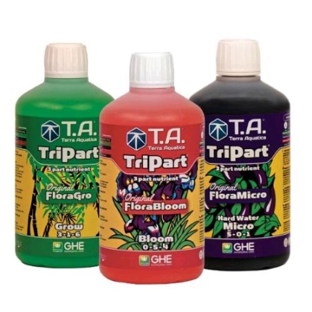 (GHE) Starter Kit Tripart Hard Water 3X500ML Terra Aquatica