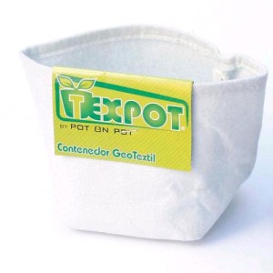 Vaso Bianco 15 L in Tessuto TexPot