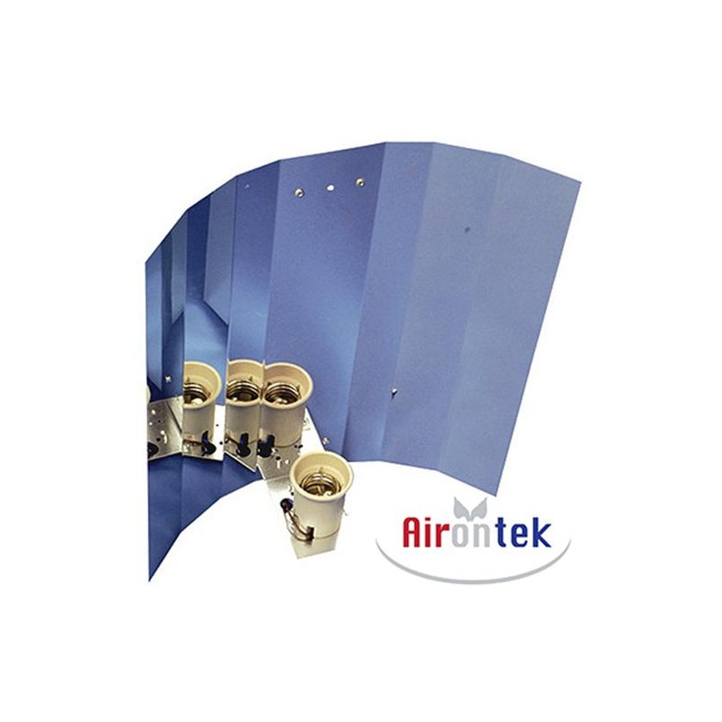 Riflettore Airontek per Bulbi HPS E40 in Alluminio Lucido Liscio