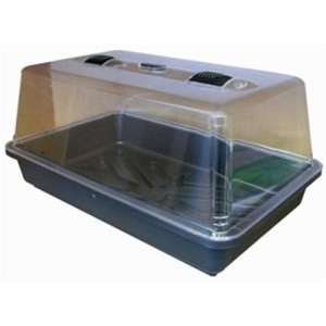 Weichplastik-Pflanzenanzucht mit Belüftung 54X28X25 Airontek