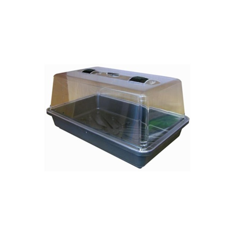 Weichplastik-Pflanzenanzucht mit Belüftung 54X28X25 Airontek