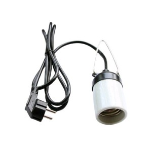 Hängende Lampenfassung für CFL-Lampe 2m Kabel Airontek