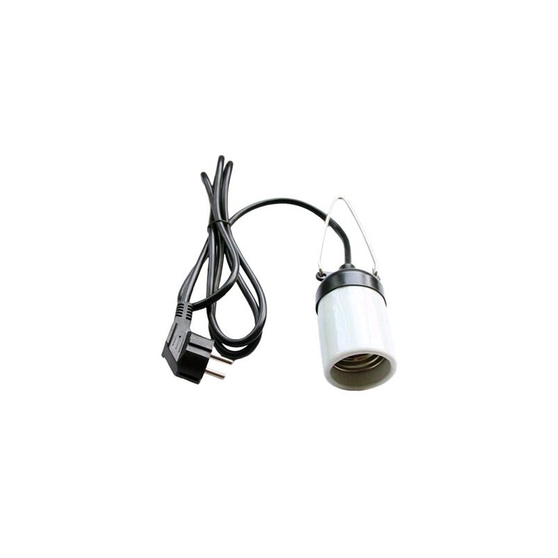 Portalámpara Suspendido para Bombilla CFL Cable 2m Airontek