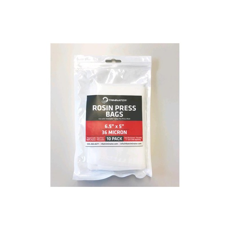 10 Sacs En Nylon Pour Presse D'Extraction XL 36U 6,5"X5" Triminator