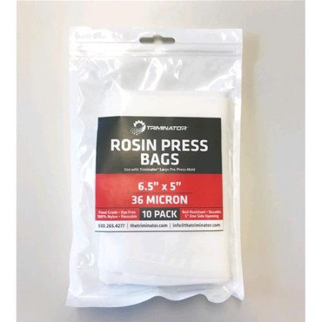 10 Nylon Bags For XL Extraction Press 36U 6.5"X5" Triminator