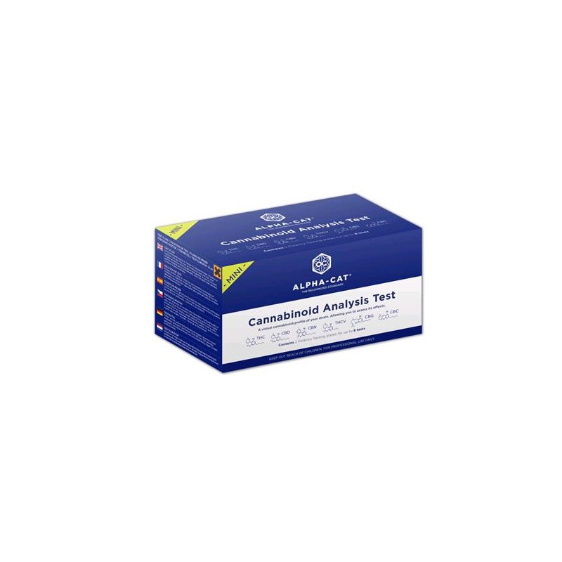 Alpha Cat Kit Régulier Test Analyse des Cannabinoïdes 40 Tests