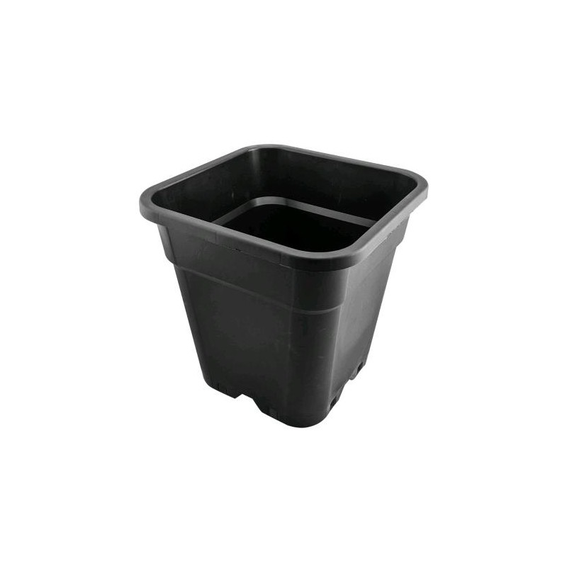 Quadratischer Topf AUS Kunststoff 31x31x31.6-21 l Idrogrow