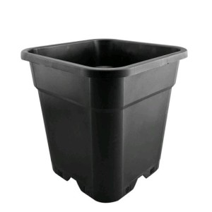 Quadratischer Topf AUS Kunststoff 31x31x31.6-21 l Idrogrow
