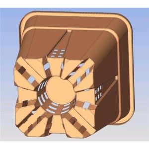 Supervega Topf Mit Zentralem Kegel Anti-spiralisierung 9LT P & b