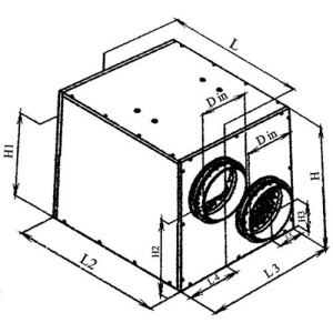 Ksdd 5600 Q Extractor 5600 M³/H 68 Dba Vents