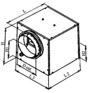 KSDD 2500 Q Aspiratore 2500 M³/H 49 dBA Vents