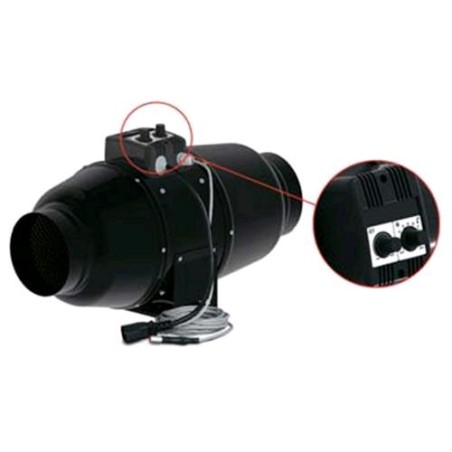 TTM150UN Silent Extractor 405 555 M³/H 26 33 Dba Wired Schuko + Speed Ctrl + Sensor Vents
