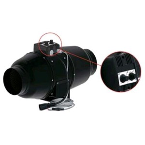 TTM125UN Geräuscharmer Ventilator 230 340 M³/H 25 29 Dba Verkabelt Schuko + Geschwindigkeitsregelung + Sensor Vents