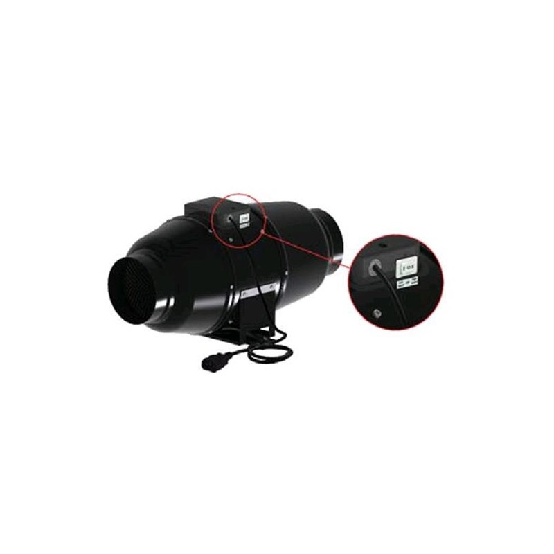 TTM315RV Aspiratore Silenziato da 1530 a 1950 M³/H 36 40 dBA Cablato Iec R25 Vents
