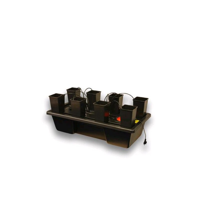 Sistema Idroponico 8 Vasi 1,65 L 90X45X21 cm Wilma Atami