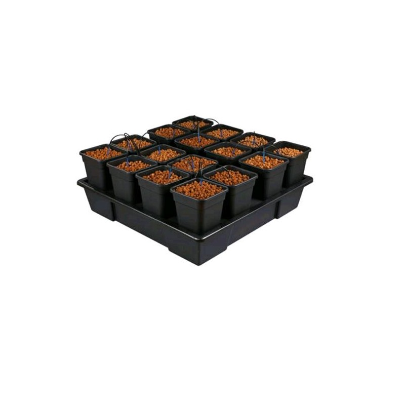 Sistema Idroponico 16 Vasi 11 L XXL 150X150X20 cm Wilma Atami