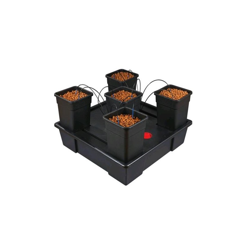 Sistema Idroponico 5 Vasi  25 L XXL 115X150X20 cm Wilma Atami