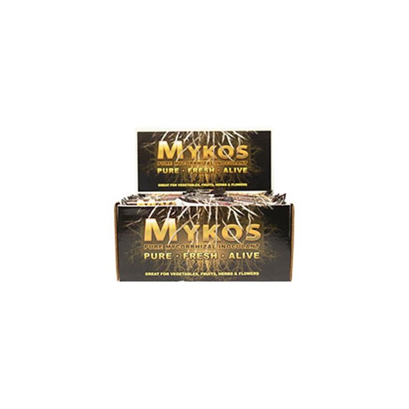 Mykos 100 GR Pack de 60 Sachets avec Sac et Boîte d'Affichage Xtreme Gardening